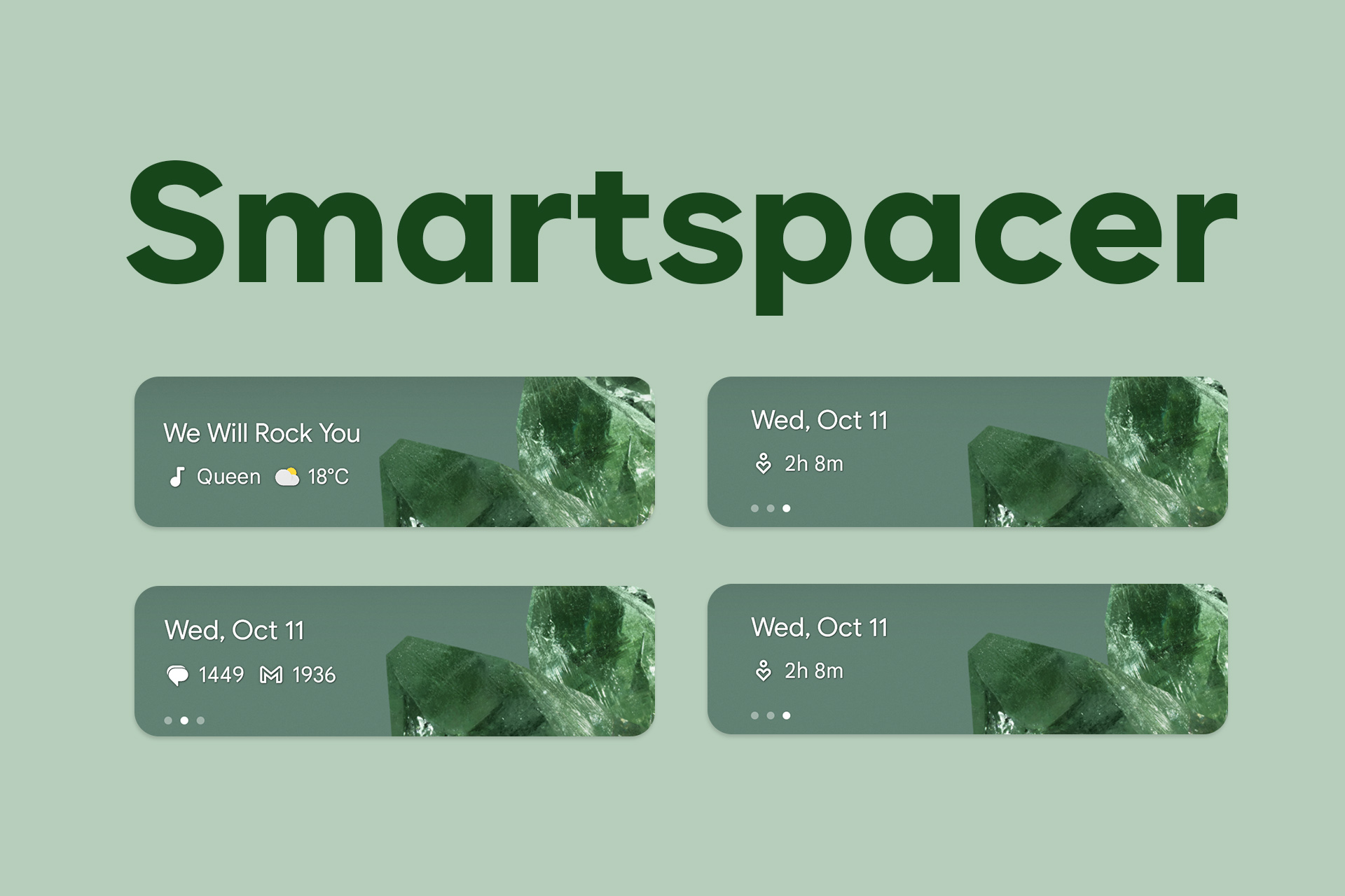 Customizing At a Glance is now possible with Smartspacer App