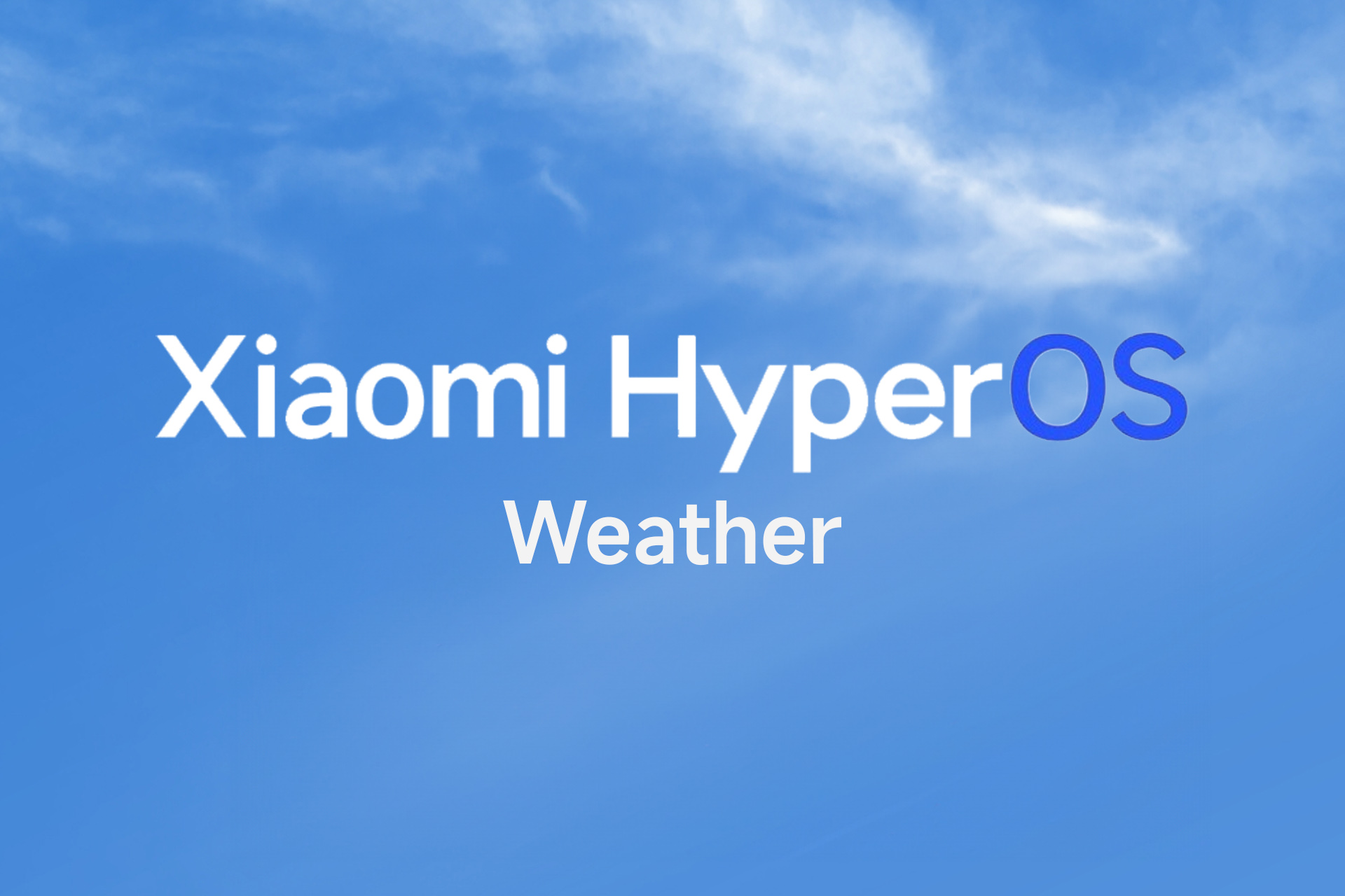 HyperOS Weather App revealed, new design and effects on the way!